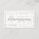 Barber Poles | Einkaufseigentümer Visitenkarte (Rückseite)