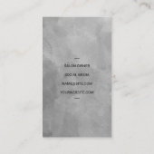 Barber Poles | Hair Stylist Visitenkarte (Rückseite)