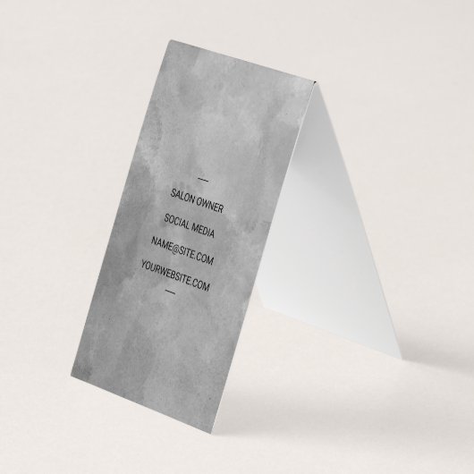 Barber Poles | Hair Stylist Visitenkarten (Rückseite)