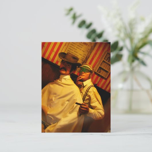 Barber Postkarte (Stehend Vorderseite)