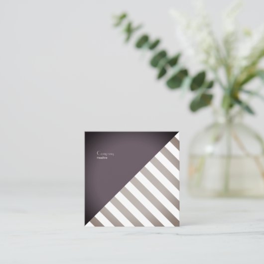 Barber Quadratische Visitenkarte (Stehend Vorderseite)