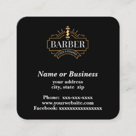 Barber Quadratische Visitenkarte