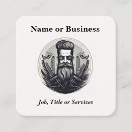 Barber Quadratische Visitenkarte