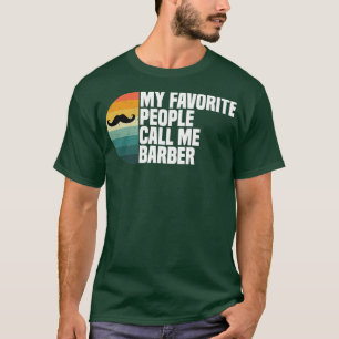 Barber Quote Barber Lover Vathers Day Vantage T-Shirt