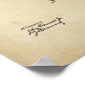 Barber Razor Antique Patent Poster Old LooK (Ecke)