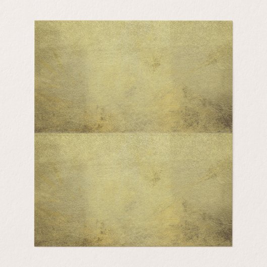 Barber Razor & Gold Schwarz Beruflich geklappt Visitenkarten (Innenseite Aufgefaltet)