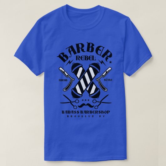 Barber Rebel II T-Shirt (Design vorne)