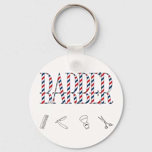 Barber Schlüsselanhänger (Vorderseite)