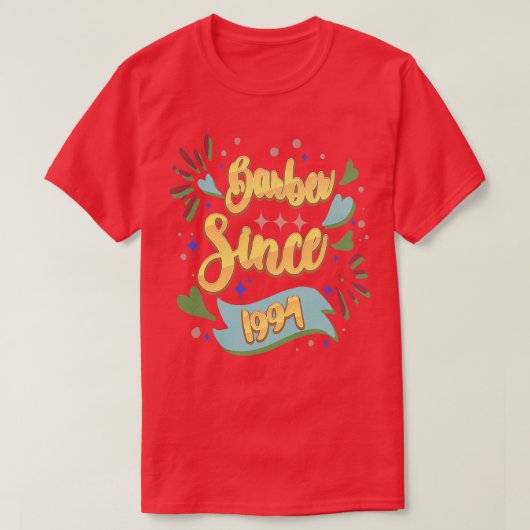 Barber seit 1994 T-Shirt (Design vorne)