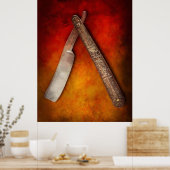 Barber - Shabend - Behalt einer steifen Oberlippe Poster (Küche)