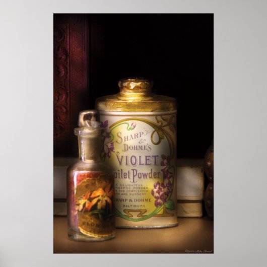 Barber - Sharp & Dohme's Veilchen-Toilettenpulver Poster (Vorne)