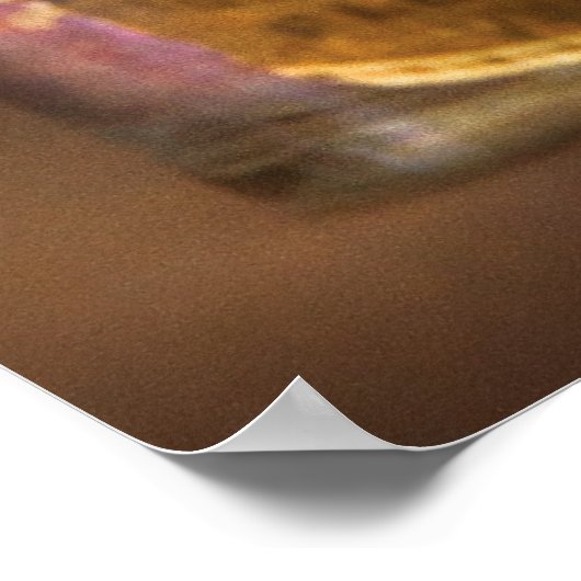 Barber - Sharp & Dohme's Violett-Toilettenpulver Poster (Ecke)