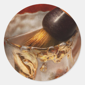 Barber - Shave - Die Schönheit des Grillens Runder Aufkleber