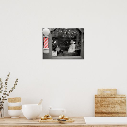 BARBER SHOP 1941 POSTER (Küche)