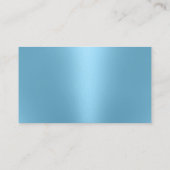 Barber Shop Barbershop Modern Blue Loyalität Treuekarte (Rückseite)