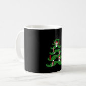 Barber Shop Christmas Kaffeetasse (Vorderseite Links)