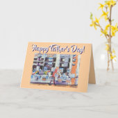 Barber Shop Day Happy Vatertag Card Karte (Gelbe Blume)