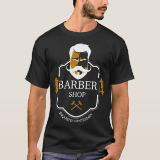 Barber Shop Exquisite Gentlemen Haircut Frisur T-Shirt