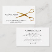 Barber Shop Hair Stylist Professional Barbershop Visitenkarte (Vorne/Hinten)