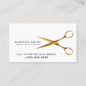 Barber Shop Hair Stylist Professional Barbershop Visitenkarte (Vorderseite)