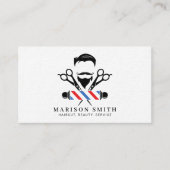 Barber Shop Hair Stylist  Visitenkarte (Vorderseite)