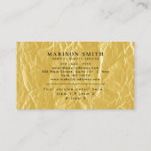 Barber Shop Hair Stylist  Visitenkarte (Rückseite)