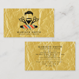 Barber Shop Hair Stylist  Visitenkarte