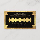 Barber Shop Hair  Visitenkarte (Rückseite)