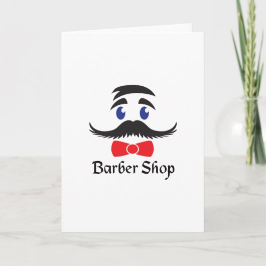 BARBER SHOP KARTE (Vorderseite)