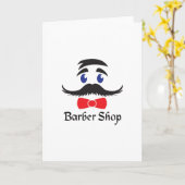 BARBER SHOP KARTE (Gelbe Blume)