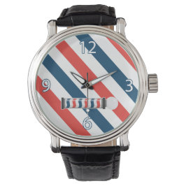 Barber Shop Mens Watch Armbanduhr