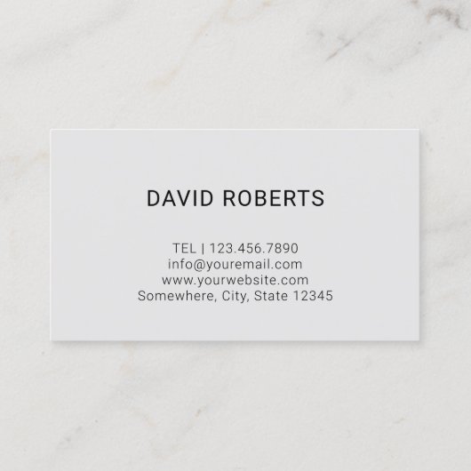 Barber Shop Modernes Barber Pole Logo Rotes Haar Visitenkarte (Rückseite)