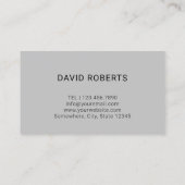 Barber Shop Modernes Blue Barber Pole Logo Visitenkarte (Rückseite)