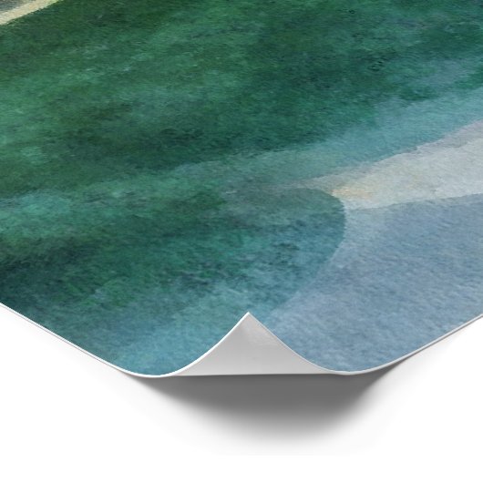 Barber Shop One Chair Poster (Ecke)