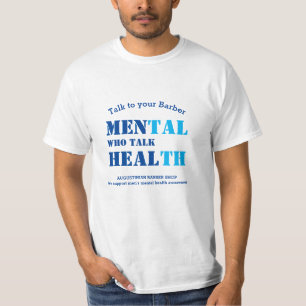 BARBER SHOP PERSONALISIERT über psychische Gesundh T-Shirt