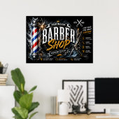 Barber Shop Poster | Friseurwerbung Design (Heimbüro)