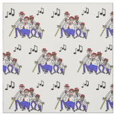 Barber Shop Quartet Stoff (Muster)