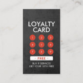 Barber Shop Royal Crown Barber Pole Friseur Salon Treuekarte (Rückseite)