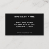 Barber Shop Rustikale Loyalty Punch Card Treuekarte (Rückseite)