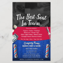 Barber Shop & Salon Individuell anpassbare Couponv