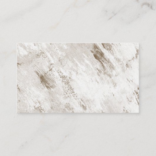 Barber Shop Schere & Barber Pole Grunge Holz Visitenkarte (Rückseite)