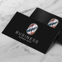 Barber Shop Stilvolles Barber Pole Logo Schwarzes