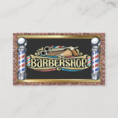 Barber Shop Visitenkarte (Vorderseite)