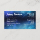 Barber Shop Visitenkarten Visitenkarte (Rückseite)