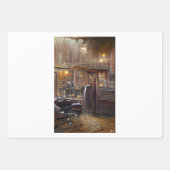 Barber Shop von Klx Geschenkpapier Set (Vorderseite 2)