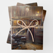 Barber Shop von Klx Geschenkpapier Set (Beispiel)