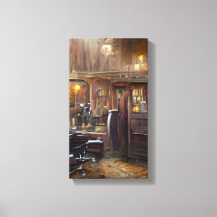 Barber Shop von Klx Leinwanddruck