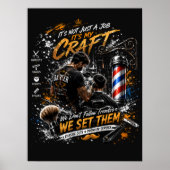 Barber Shop Wandkunstposter Poster (Vorne)