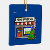 Barber Shop Weihnachtsdekoration Keramikornament (Rechts)