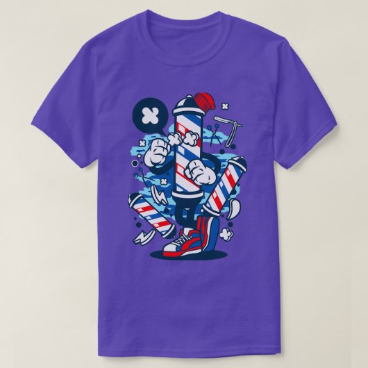 Barber Sign T-Shirt (Design vorne)